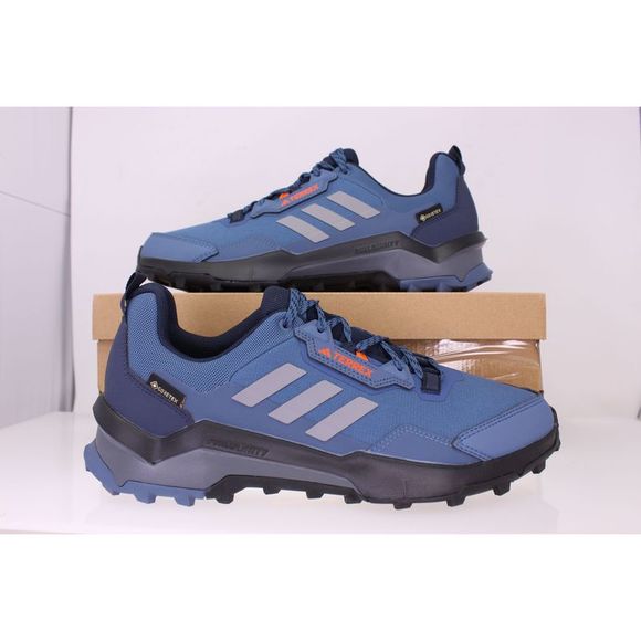 Adidas Terrex AX4 GTX Wonder Steel / Grey Three / Impact Orange HP7397 Men's - Picture 4 of 8